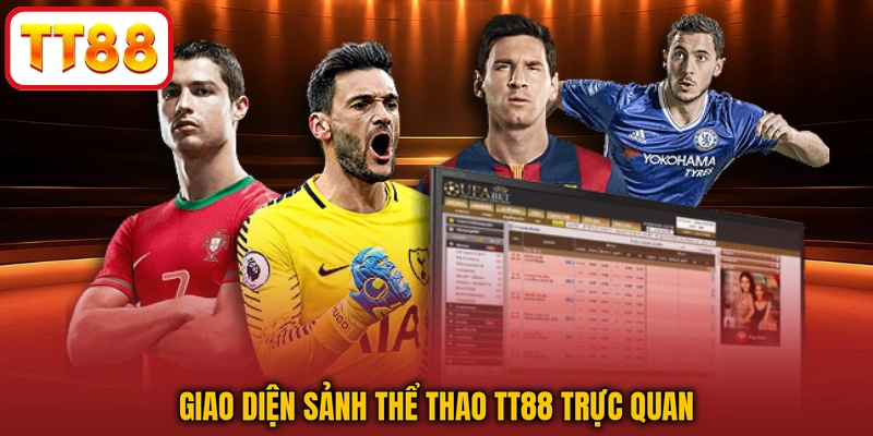 Giao diện sảnh thể thao tt88 trực quan