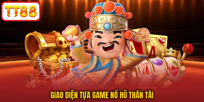Giao diện tựa game nổ hũ thần tài